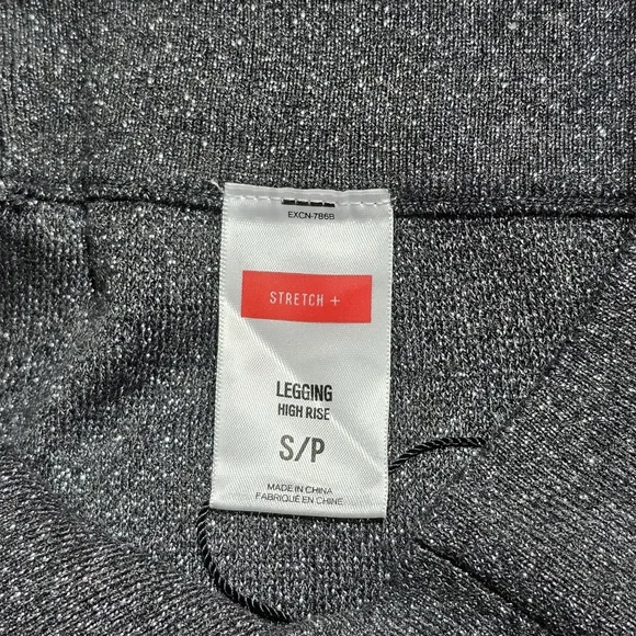 Express High rise black silver leggings - Picture 2 of 2